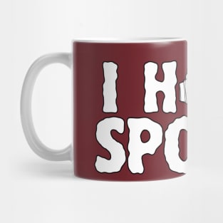 I have spoken - text design Mug